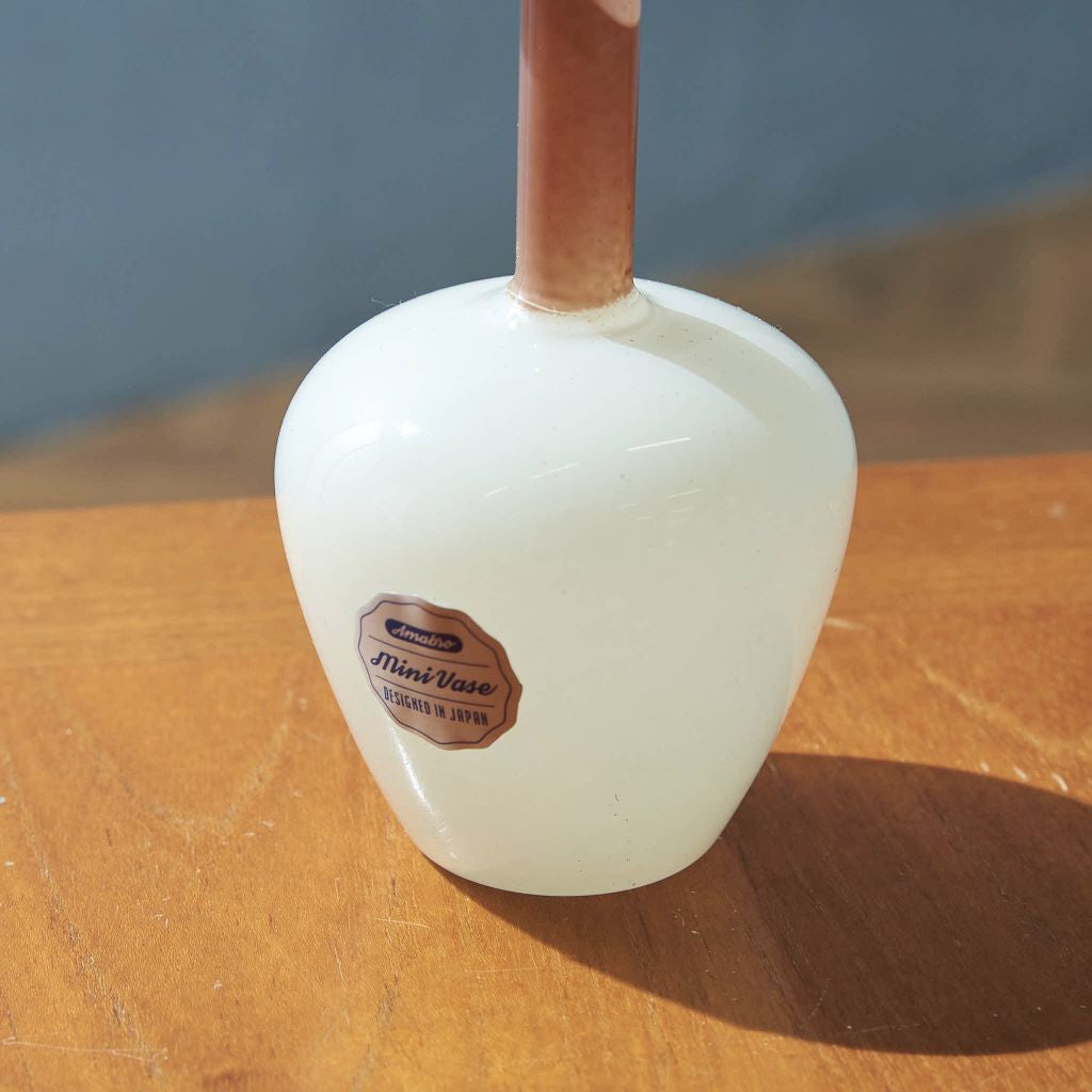 MINI VASE TWO TONE / Brown×Beige