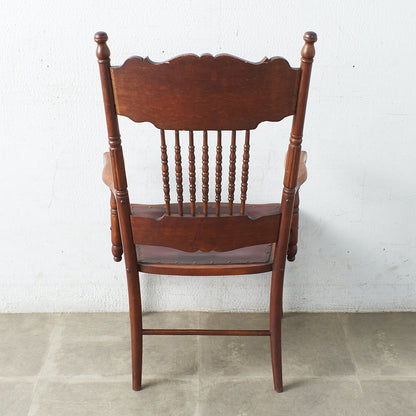 英国クラシック オーク材 アームチェア