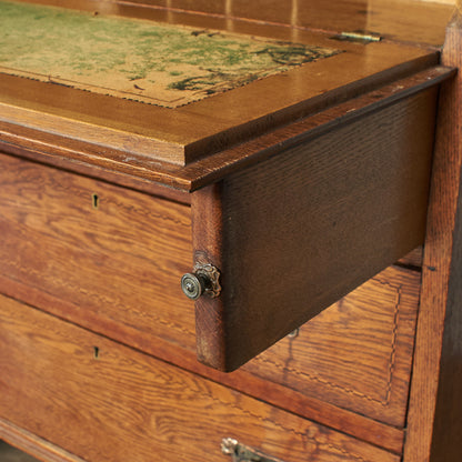 British Antique Bureau Bookcase #78934