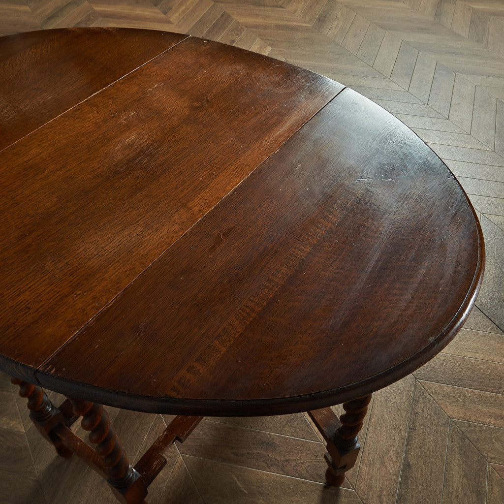 Antique British Drop Leaf Gateleg Table #80313