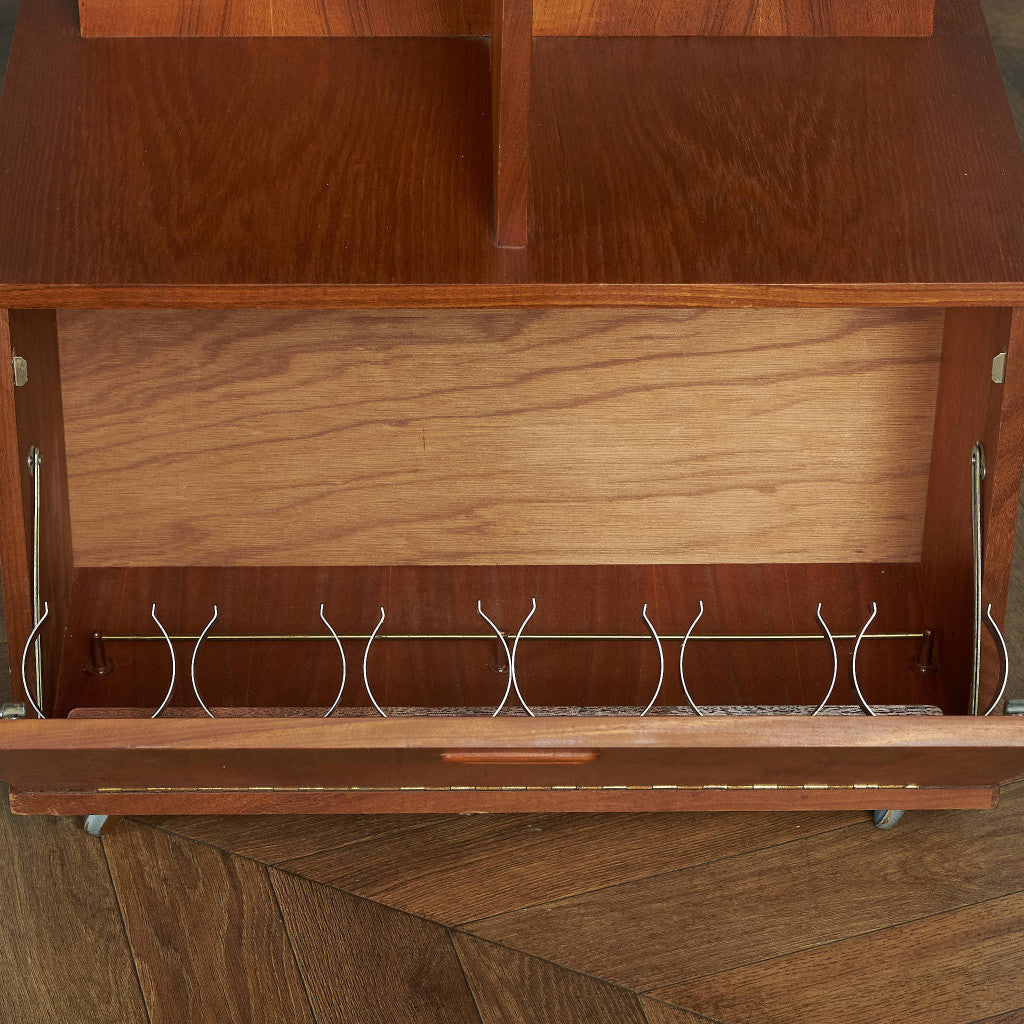 British Vintage Bottle Rack/Side Table #85291