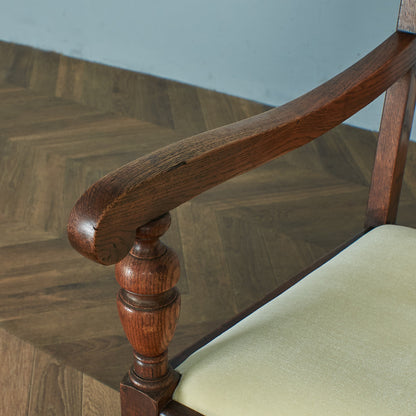 [67205] British classic armchair / seat reupholstered