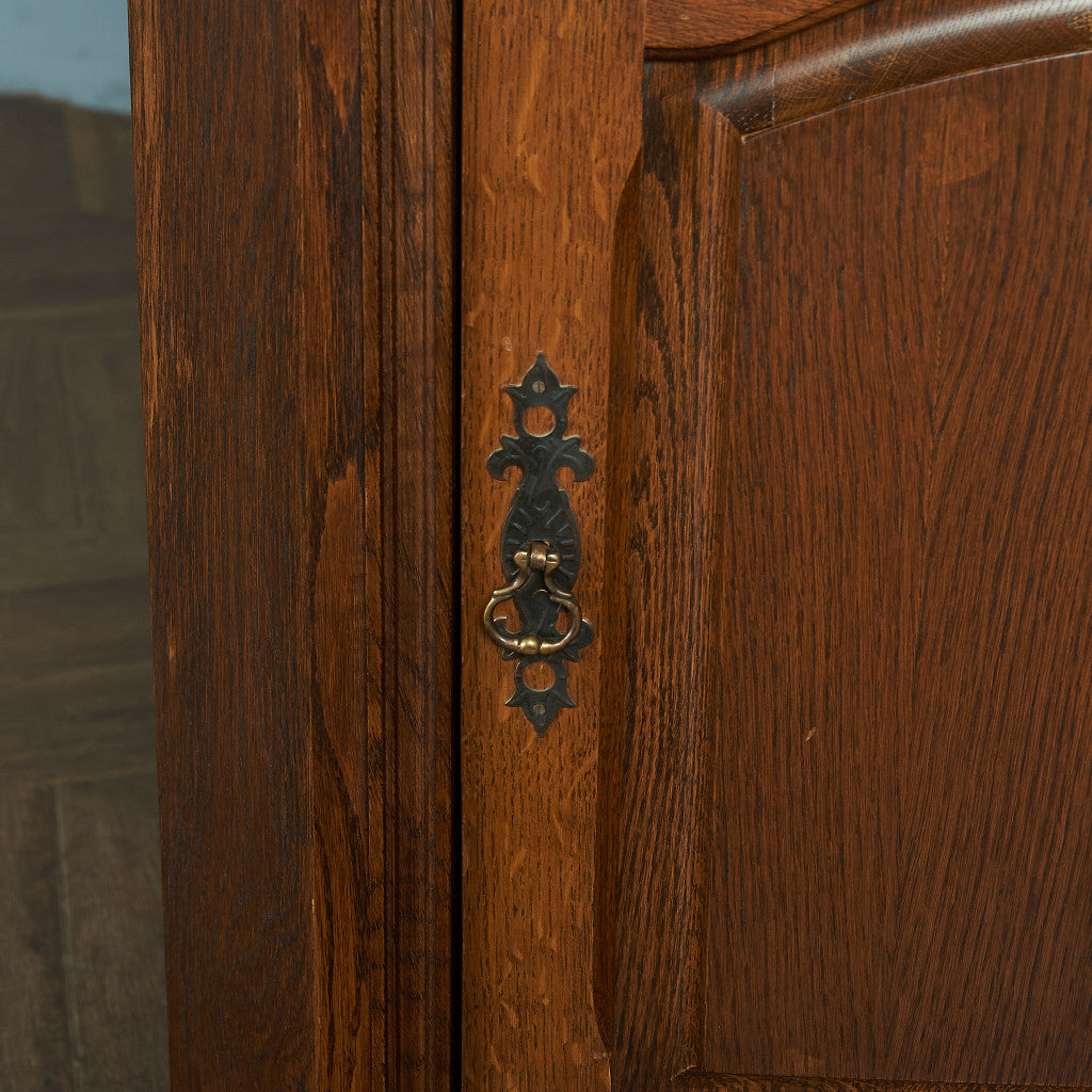 British Classic Oak Corner Cabinet #81946