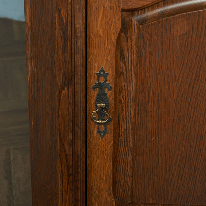 British Classic Oak Corner Cabinet #81946