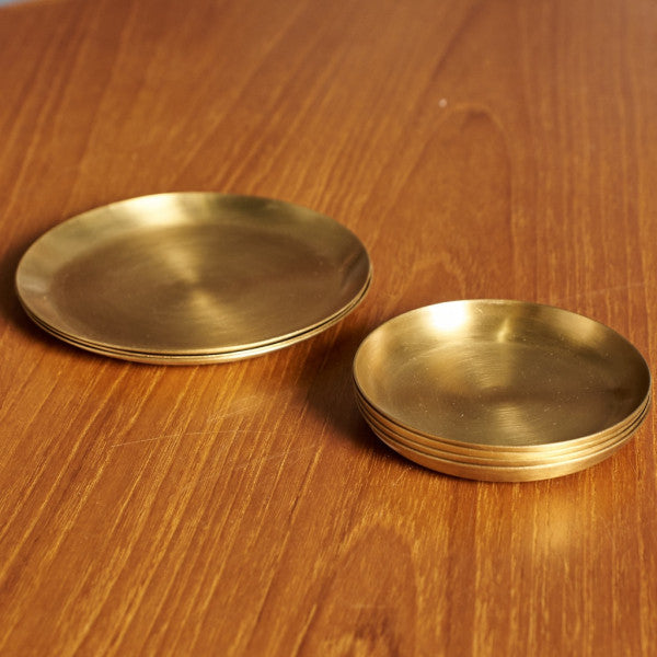 BRASS PLATE ROUND / M