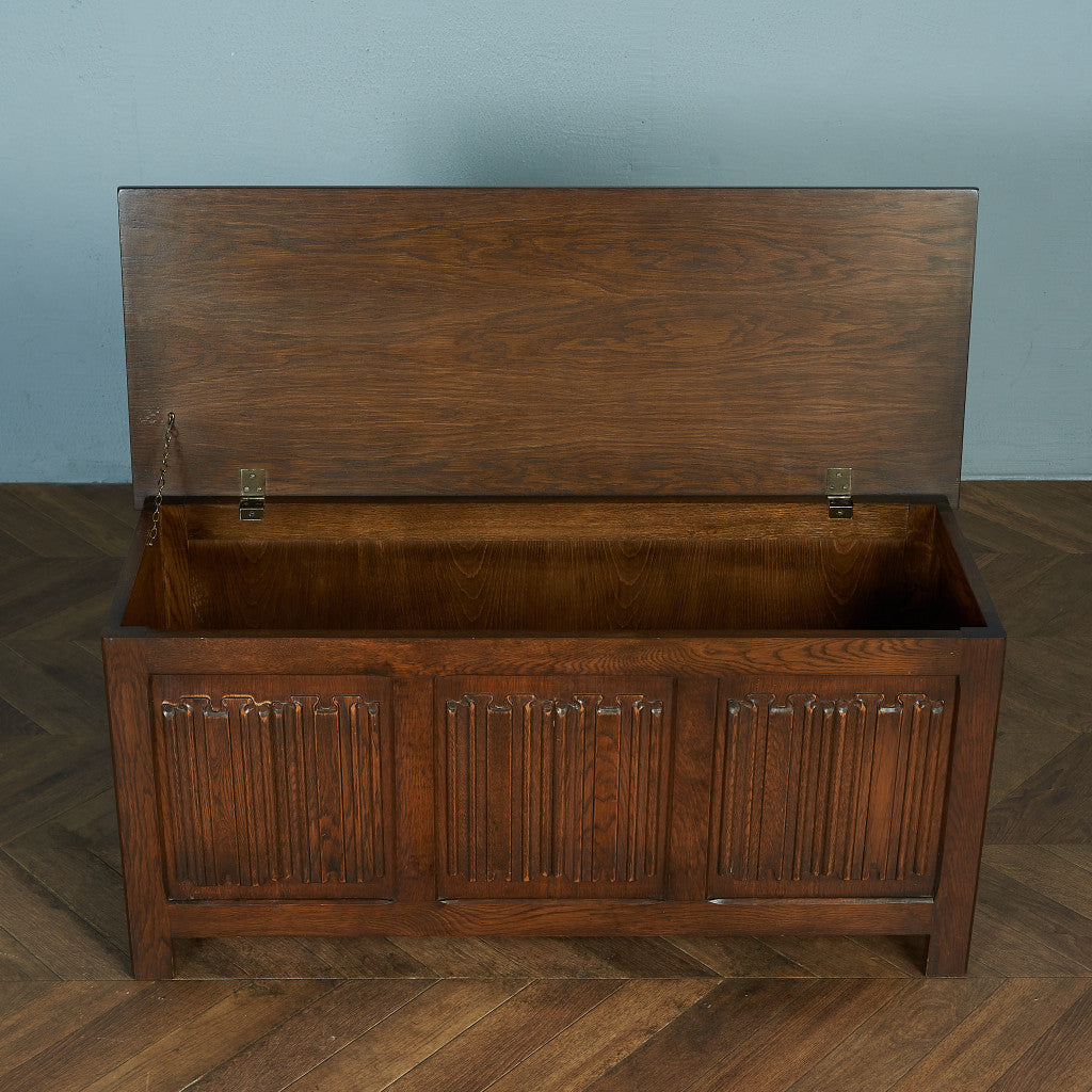 British Classic Oak Blanket Box #80311
