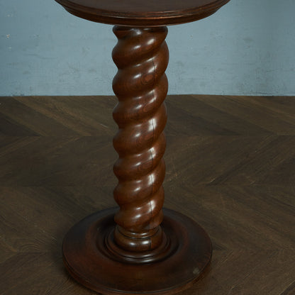 British Classic Burly Twist Leg Side Table #81725