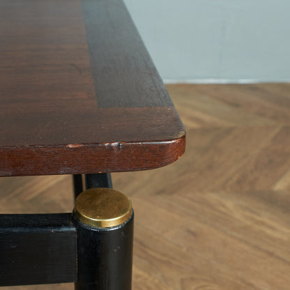 [67520][G-PLAN]Tola&amp;black coffee table (882)