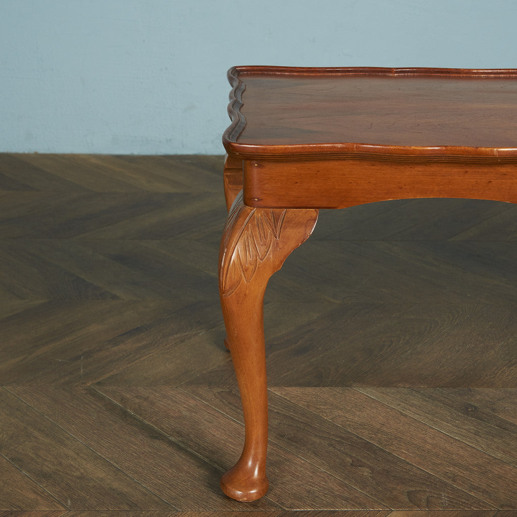 British classic walnut center table #79417