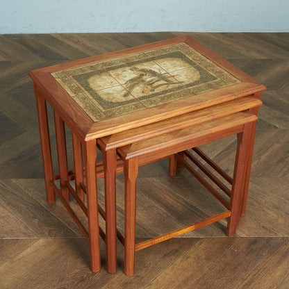 Denmark TOFTEN Tile Top Nesting Table #79360