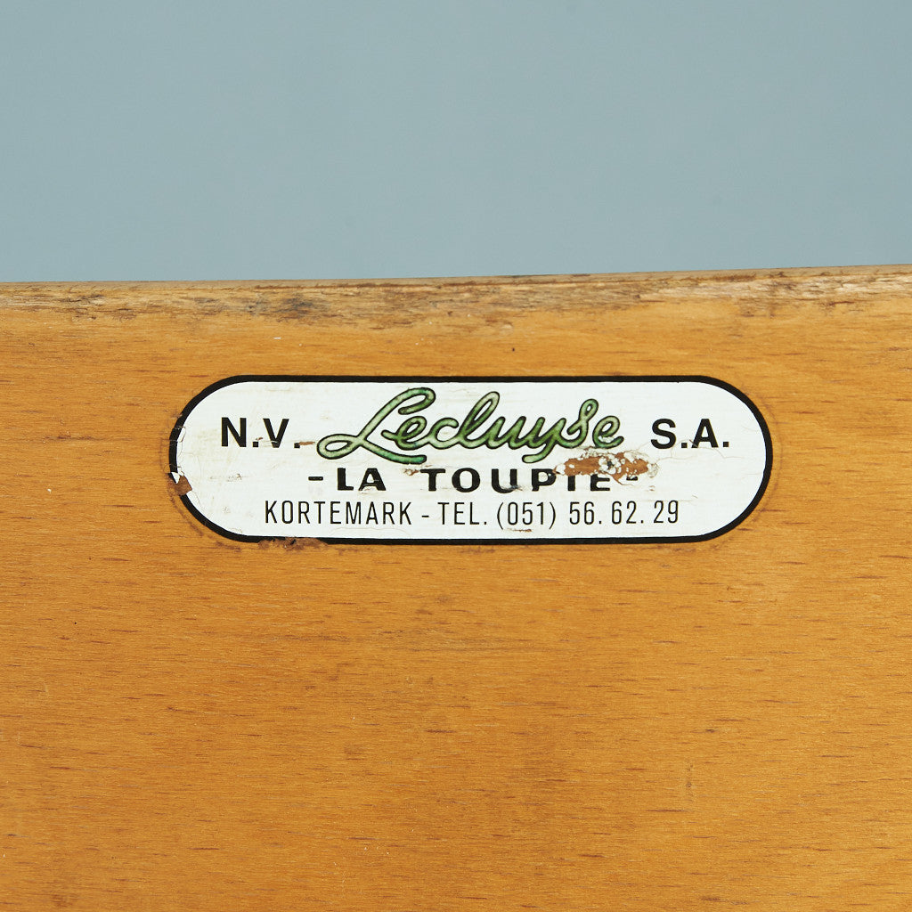 Lecluyse la toupie vintage school chair #74884