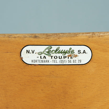 Lecluyse la toupie vintage school chair #74884