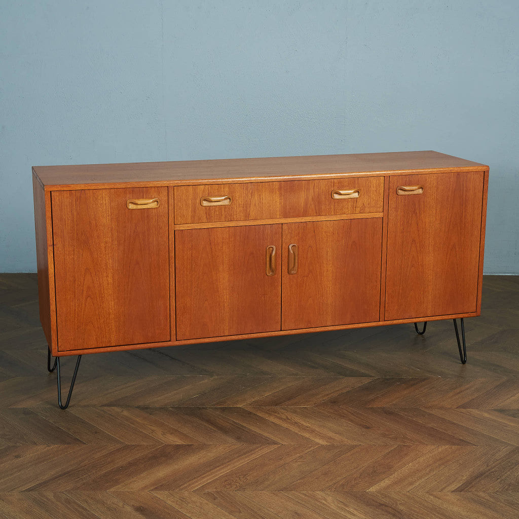 G-PLAN Fresco Vintage Sideboard / Custom Iron Hairpin Legs #83664