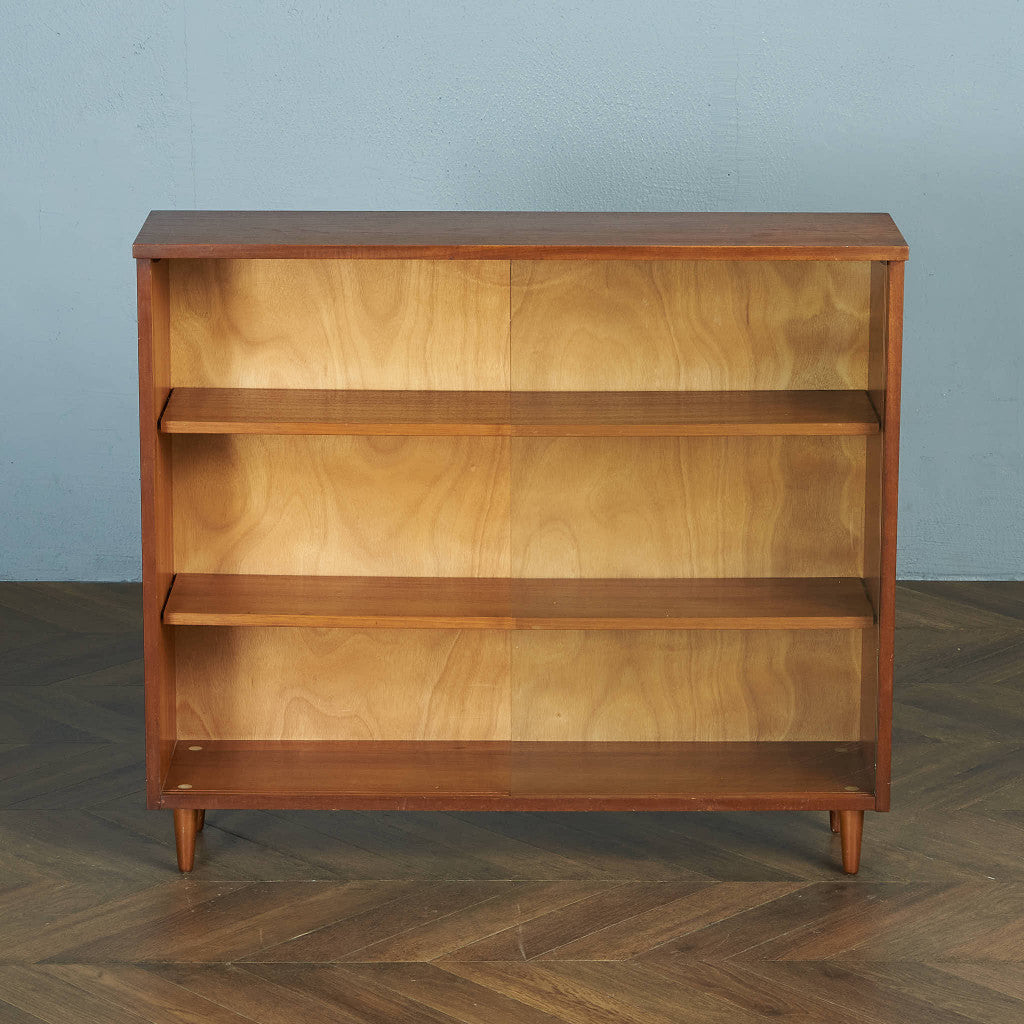 JONELLE Vintage Narrow Bookcase / Glass Cabinet #83855