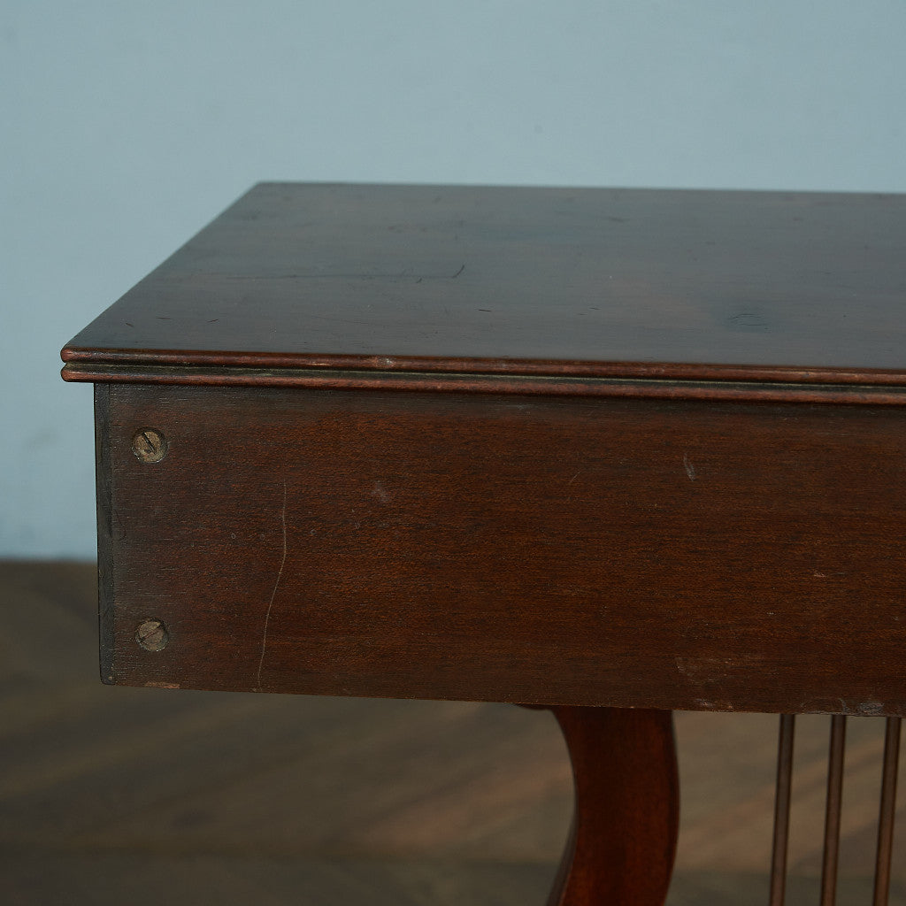 British Classic Harp Motif Side Table #81678