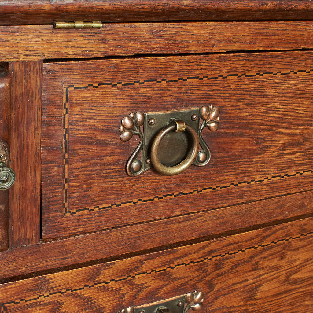 British Antique Bureau Bookcase #78934