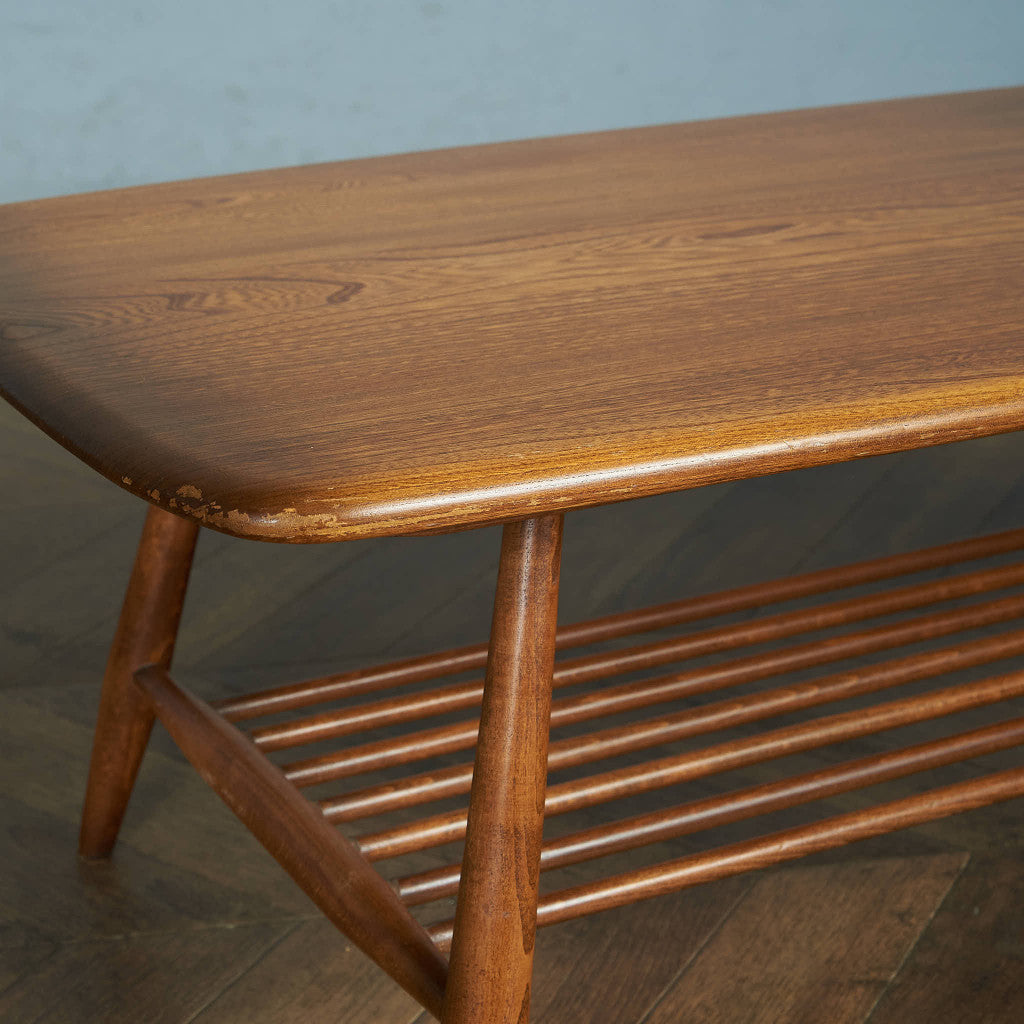 ERCOL アーコール ウィンザー コーヒーテーブル 459 / ラウンドゴールドラベル #83916