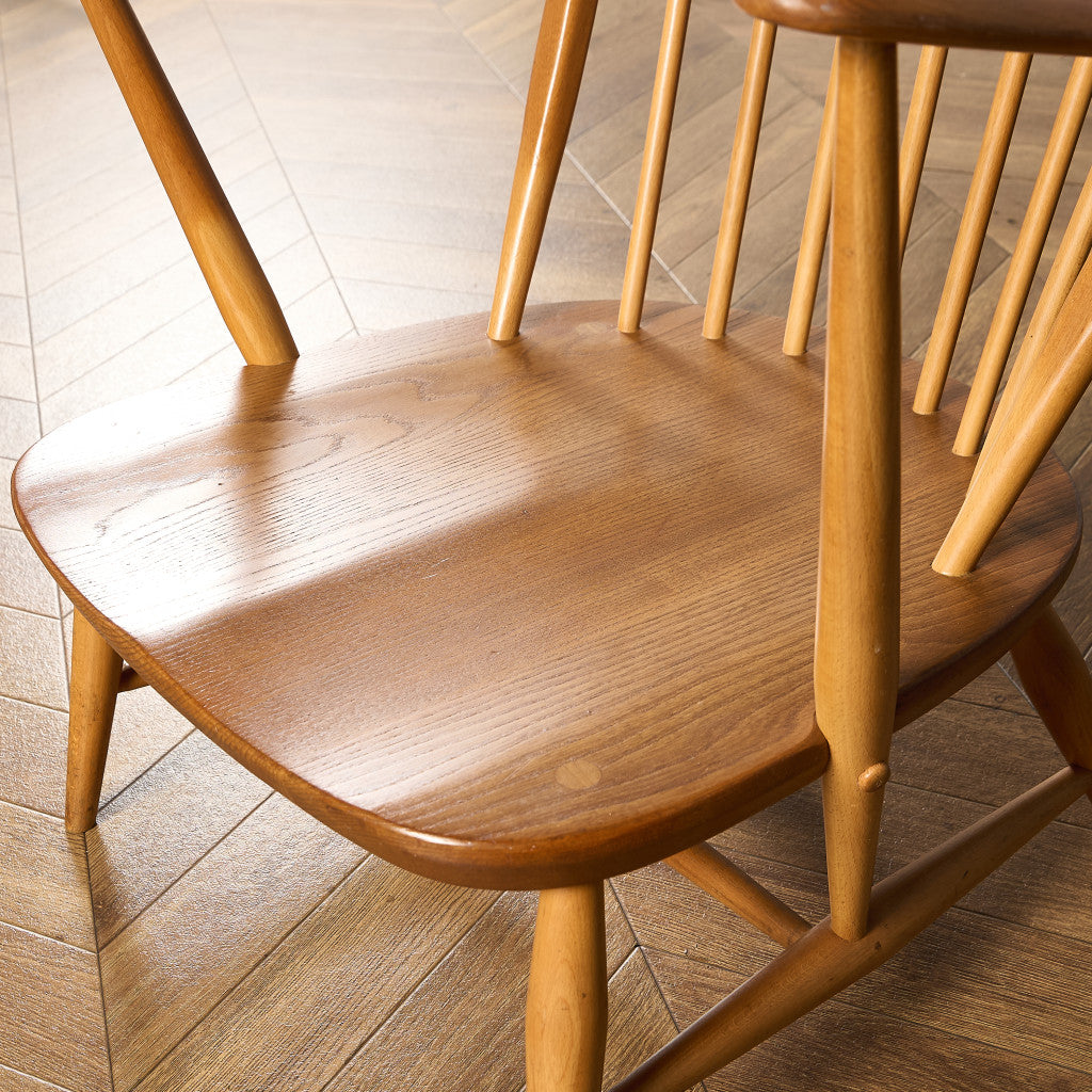 ercol グランドマザーズチェア ブルーラベル