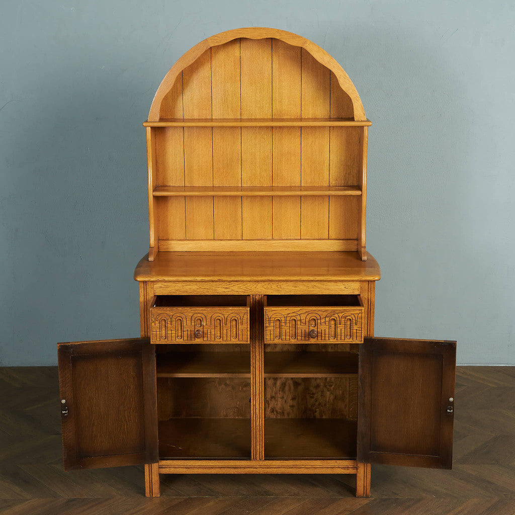 British Oak Welsh Dresser/Cupboard #84628