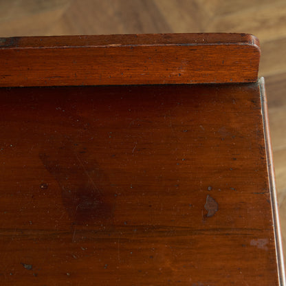 Antique British walnut double-sided desk #82058