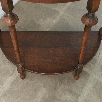 [67606] British Classic Half Moon Table