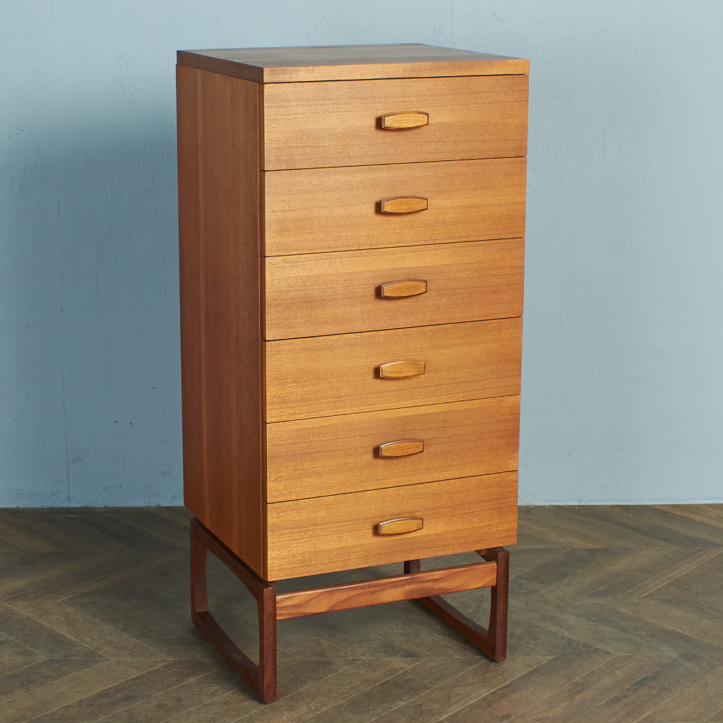 Jeep Lang G-PLAN Quadrille 6-Drawer Tall Chest (1386) #78219