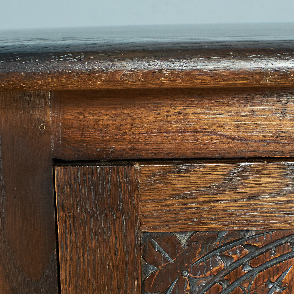 WOOD BROS Oak Cabinet #77405