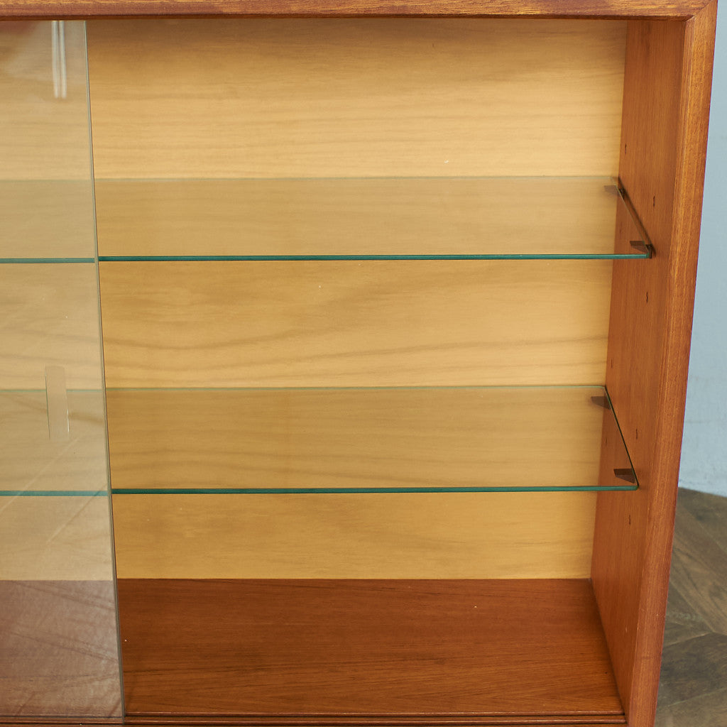 British vintage glass bookcase #77370