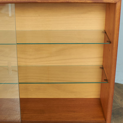 British vintage glass bookcase #77370