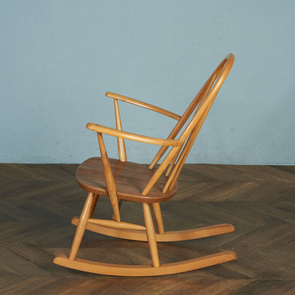 ERCOL Vintage Quaker Rocking Chair / Blue Label #74417