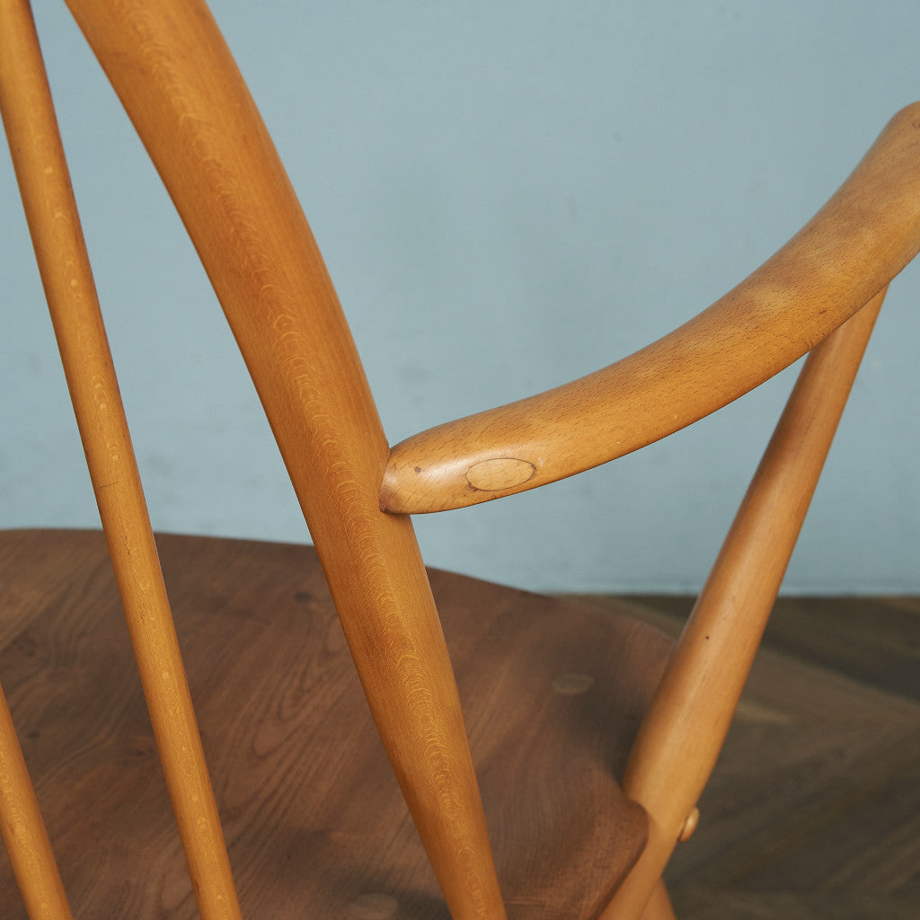 ERCOL Vintage Quaker Rocking Chair / Blue Label #74417