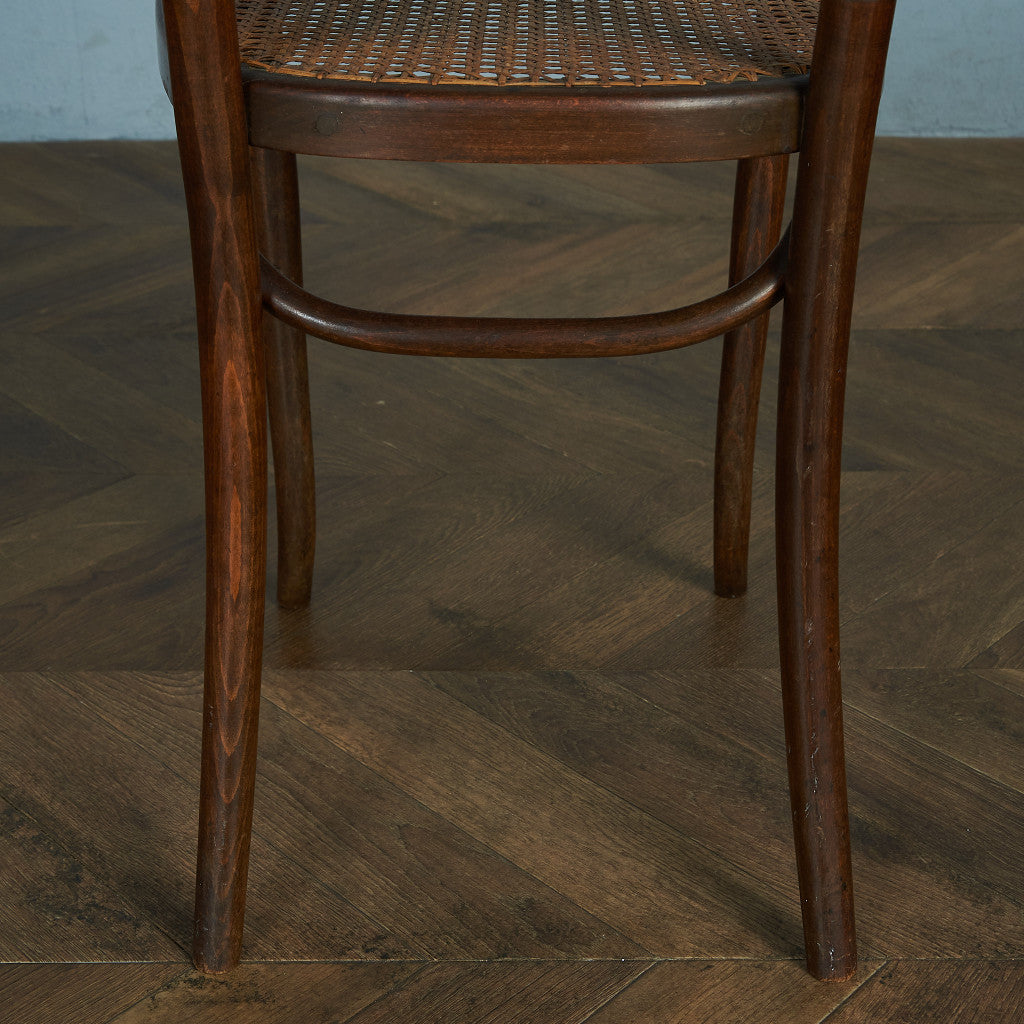 Antique British rattan side chair #81788