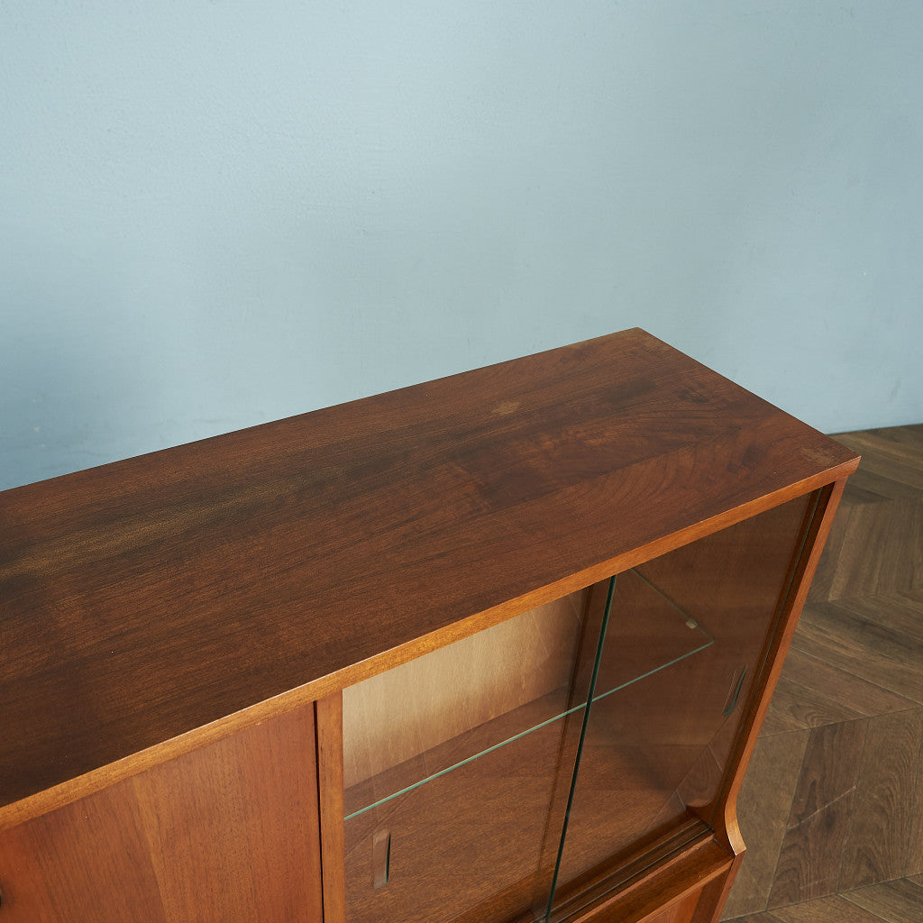 British Vintage Glass Cabinet #80440
