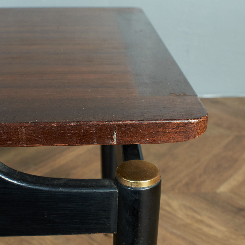 [67520][G-PLAN]Tola&amp;black coffee table (882)