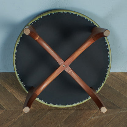[65758][G-PLAN] fresco stool (6330) with reupholstered seat