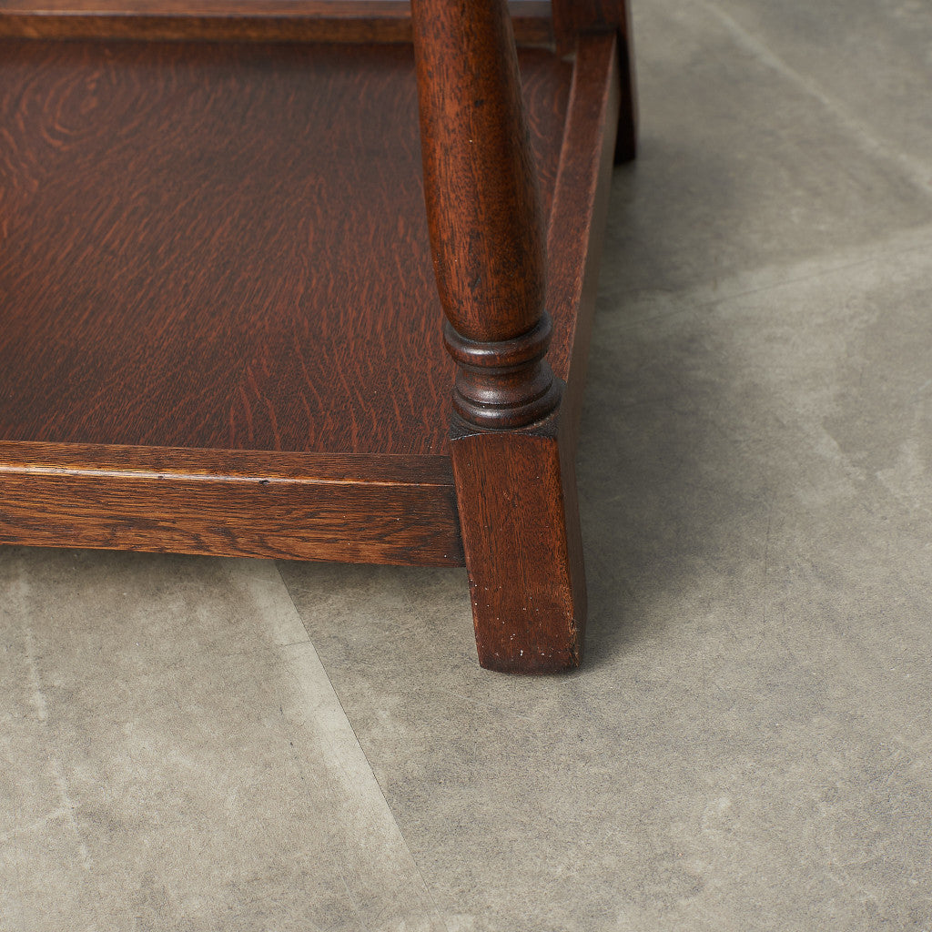 [67287] British classic oak side table