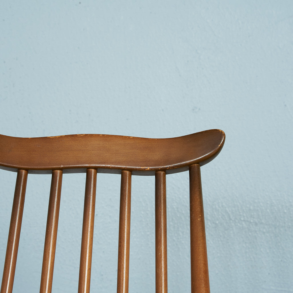 ERCOL Vintage Goldsmith Chair / Round Gold Label #64961