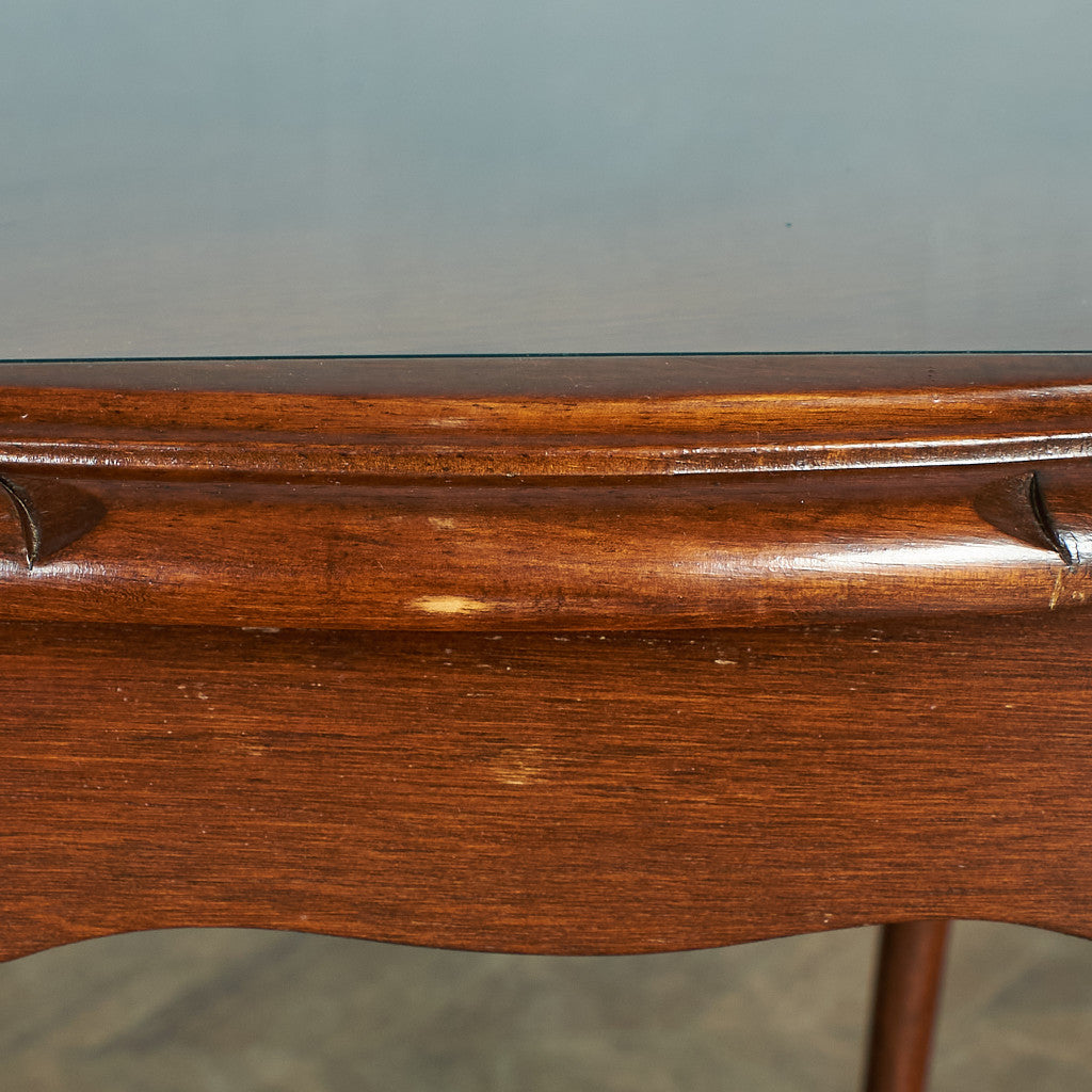 British classic glass top nesting table #78649