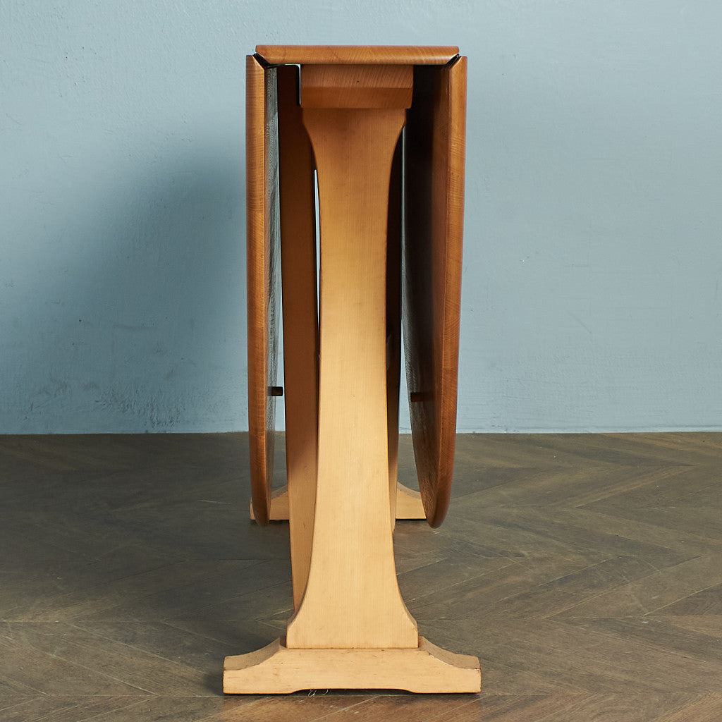 ERCOL Oval Gate Leg Butterfly Table / Repainted Top #75941