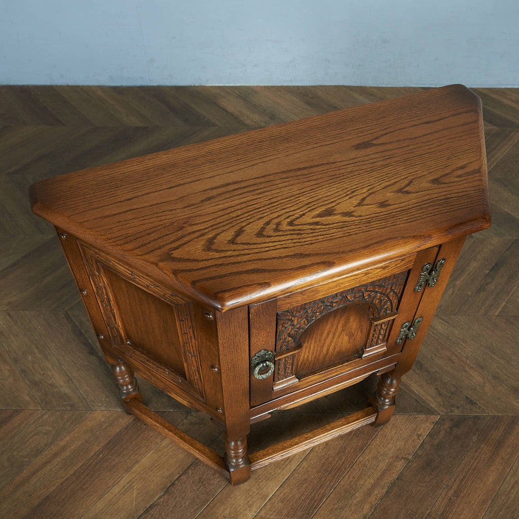 WOOD BROS Oak Cabinet #83651