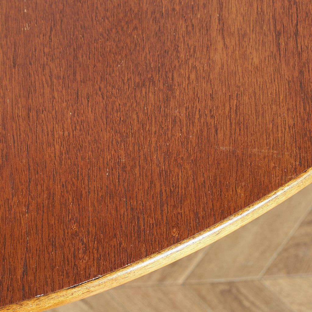 British vintage extension round dining table #74385