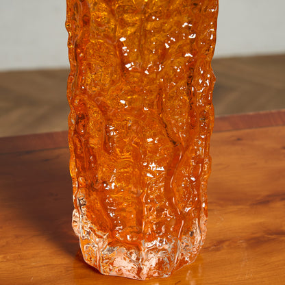 ホワイトフライアーズ・グラス Whitefriars Glass Textured Range Bark ヴィンテージ フラワーベース 9690 #85330