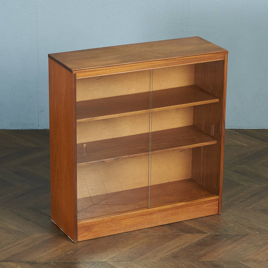 British vintage glass bookcase/cupboard #83638