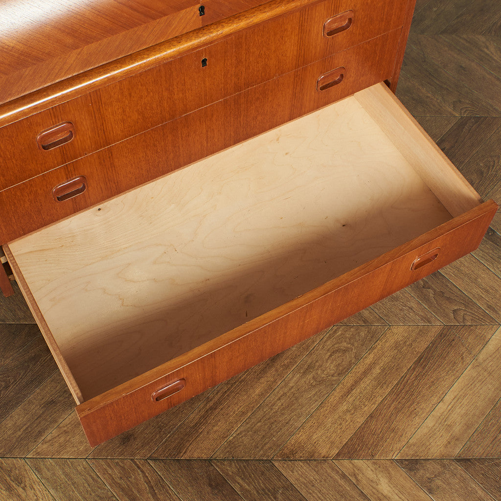 Markaryds Mobelindustri Vintage Roll Top Writing Bureau #79401