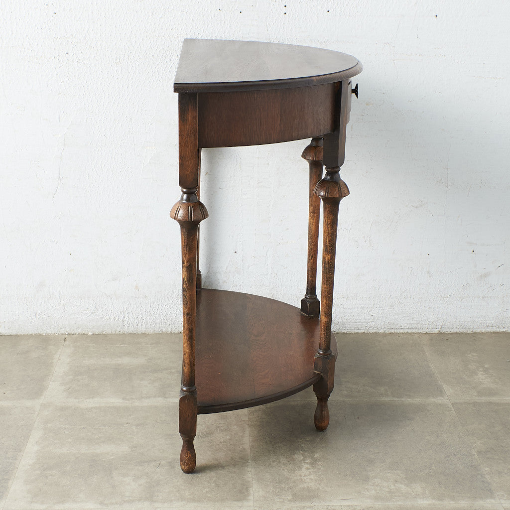 [67606] British Classic Half Moon Table
