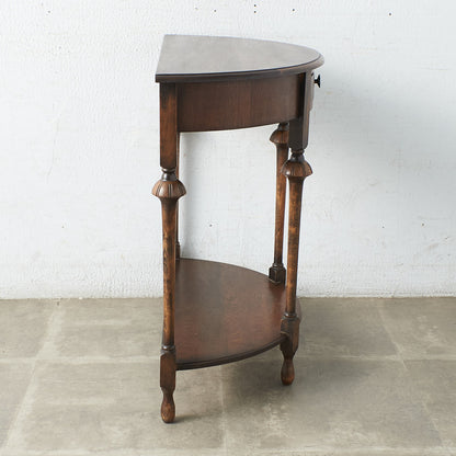 [67606] British Classic Half Moon Table