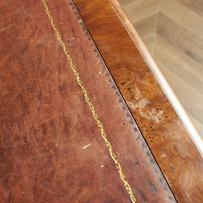 British classic walnut double-sided desk #81874