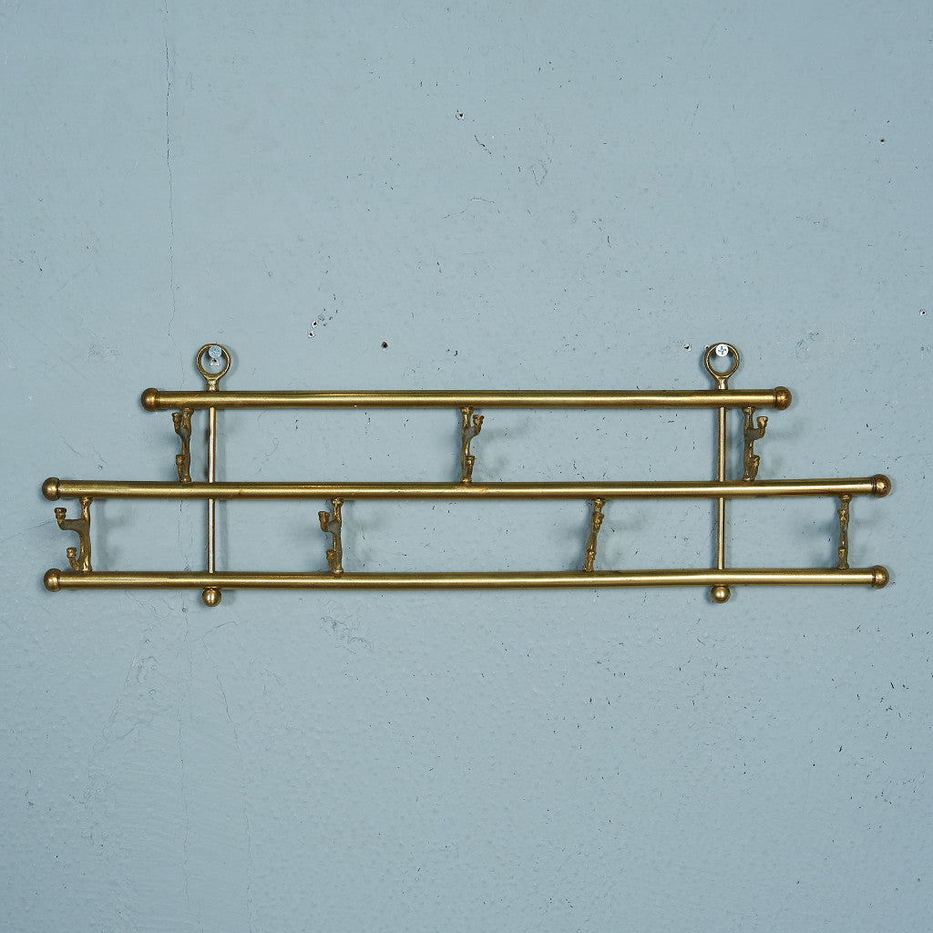 British vintage brass wall hanger #82114