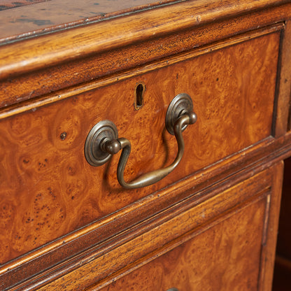 British classic walnut double-sided desk #81874