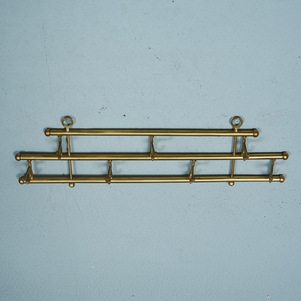 British vintage brass wall hanger #82114